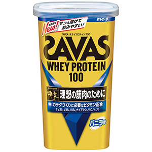 軽】ザバス ホエイプロテイン１００ バニラ味 １４食分（２８０ｇ