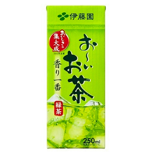 軽 おーいお茶 緑茶 紙パック ２５０ｍｌ 印刷ページ E健康ショップ